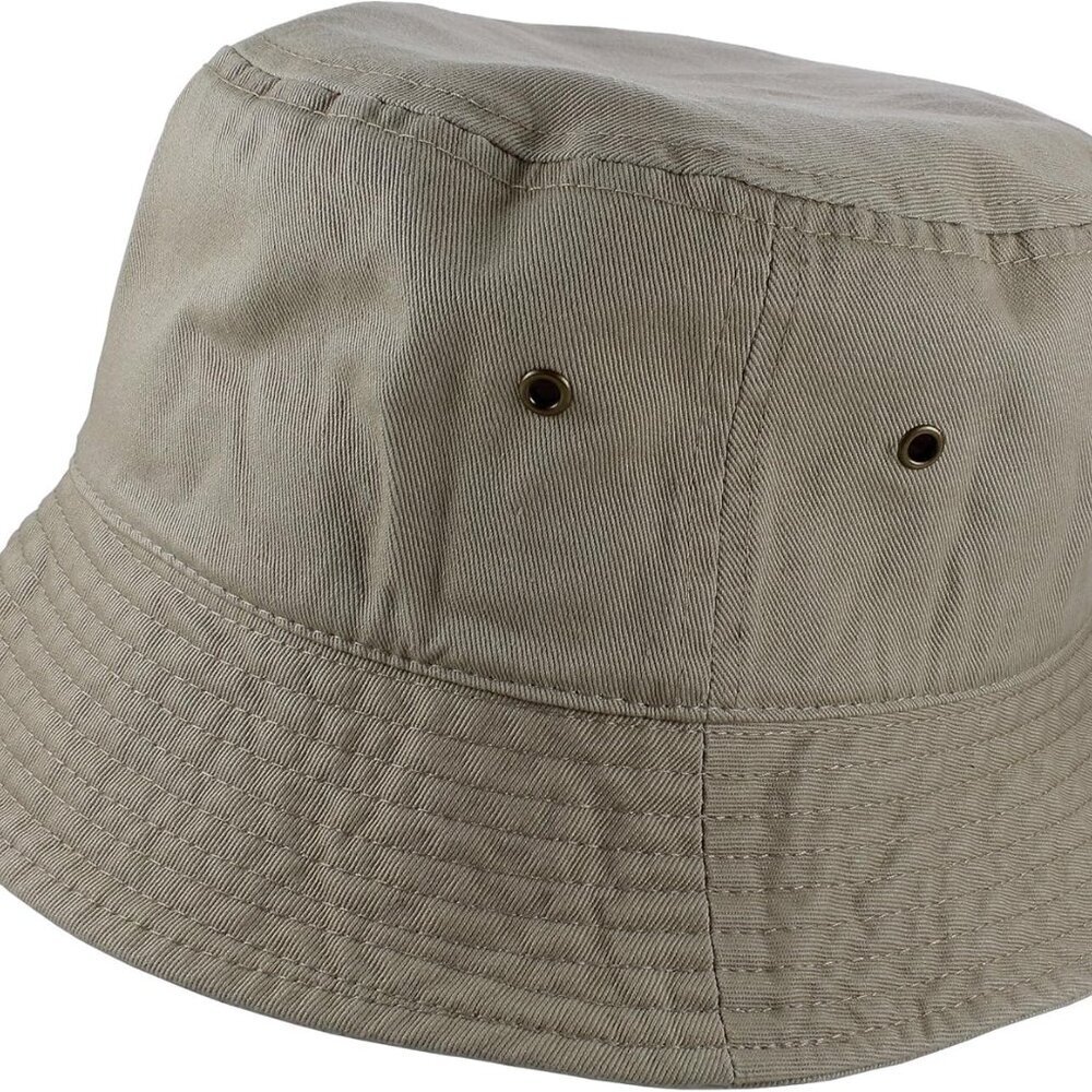 Solid Color 100% Cotton Bucket Hat for Women and Men Packable Travel Summer Beac